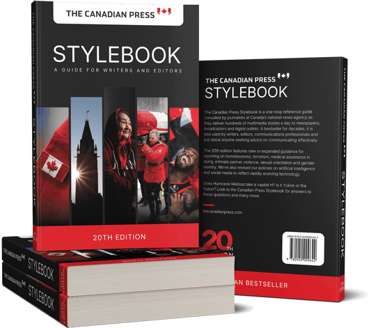 The Canadian Press Stylebook – 20th edition