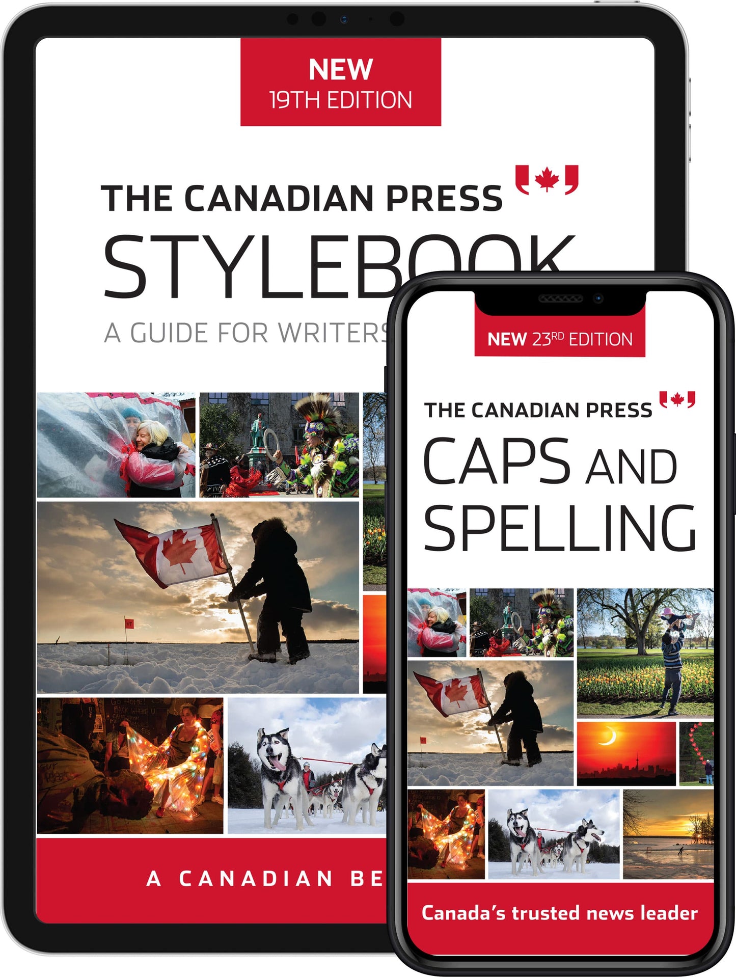 Stylebook en ligne et ensemble de majuscules et d'orthographe